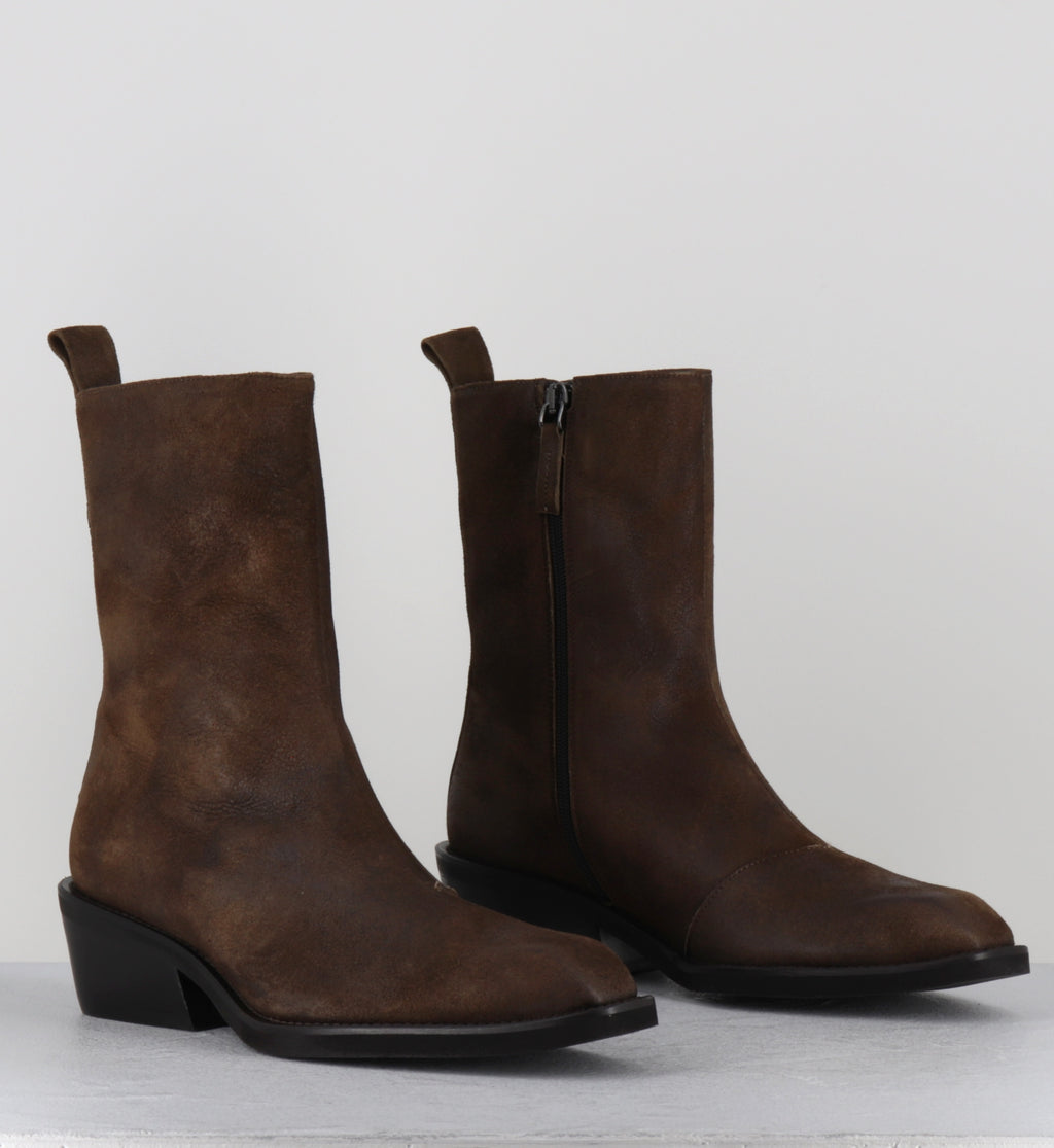 Boots santiag en daim camel - TMAR MONTANA MORO