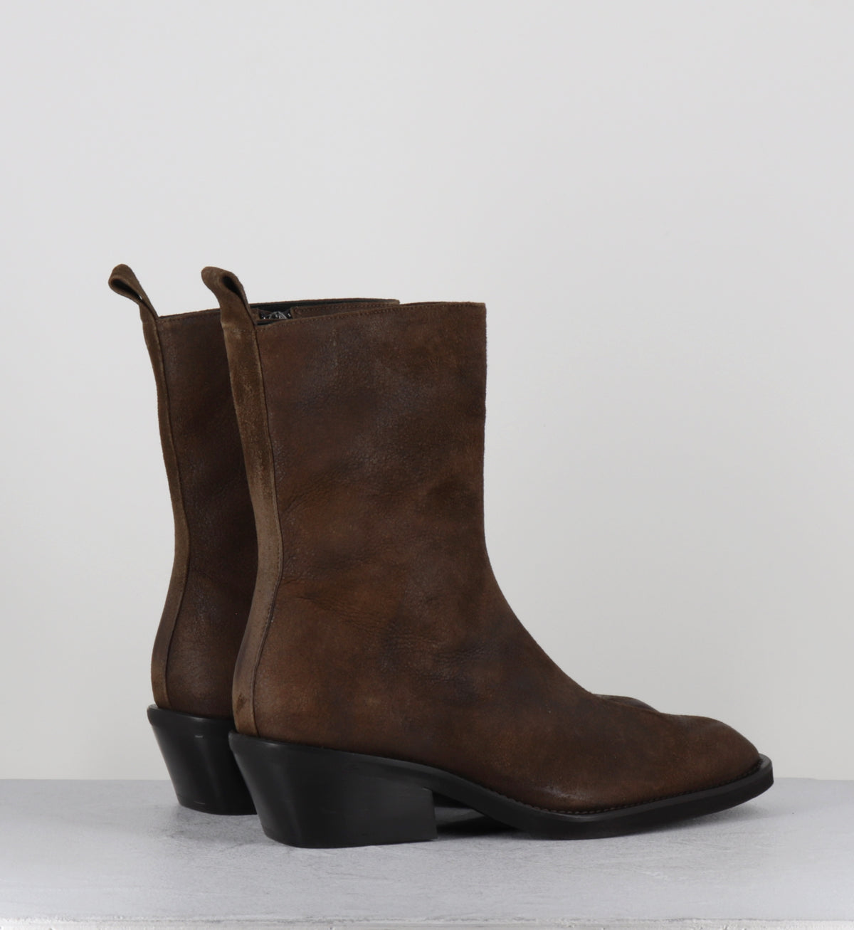 Boots santiag en daim camel - TMAR MONTANA MORO