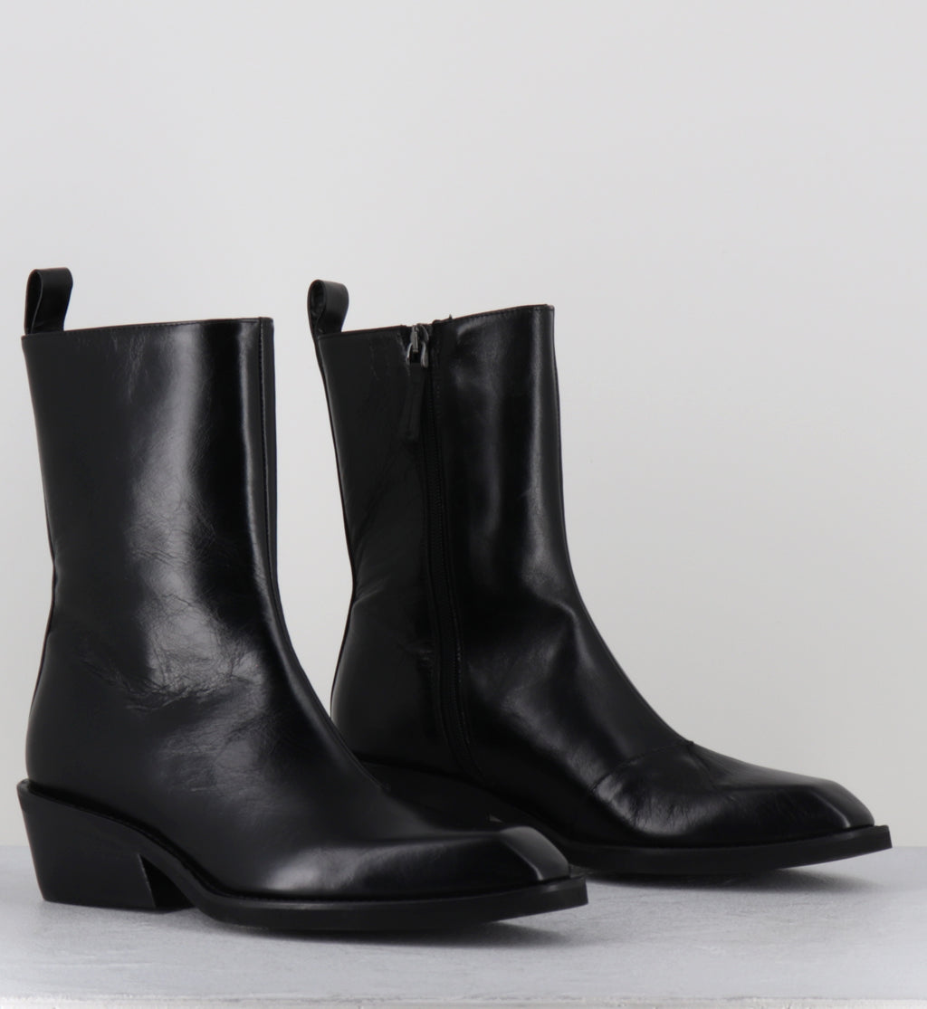 Boots santiag en cuir noir - TMAR1 PATHOS NERO