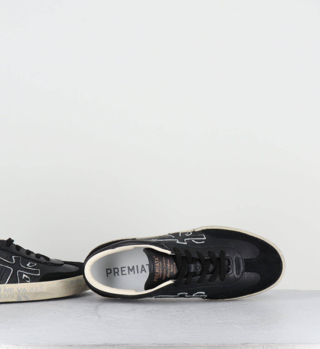 Sneakers en cuir noir - DAVIDD 8285