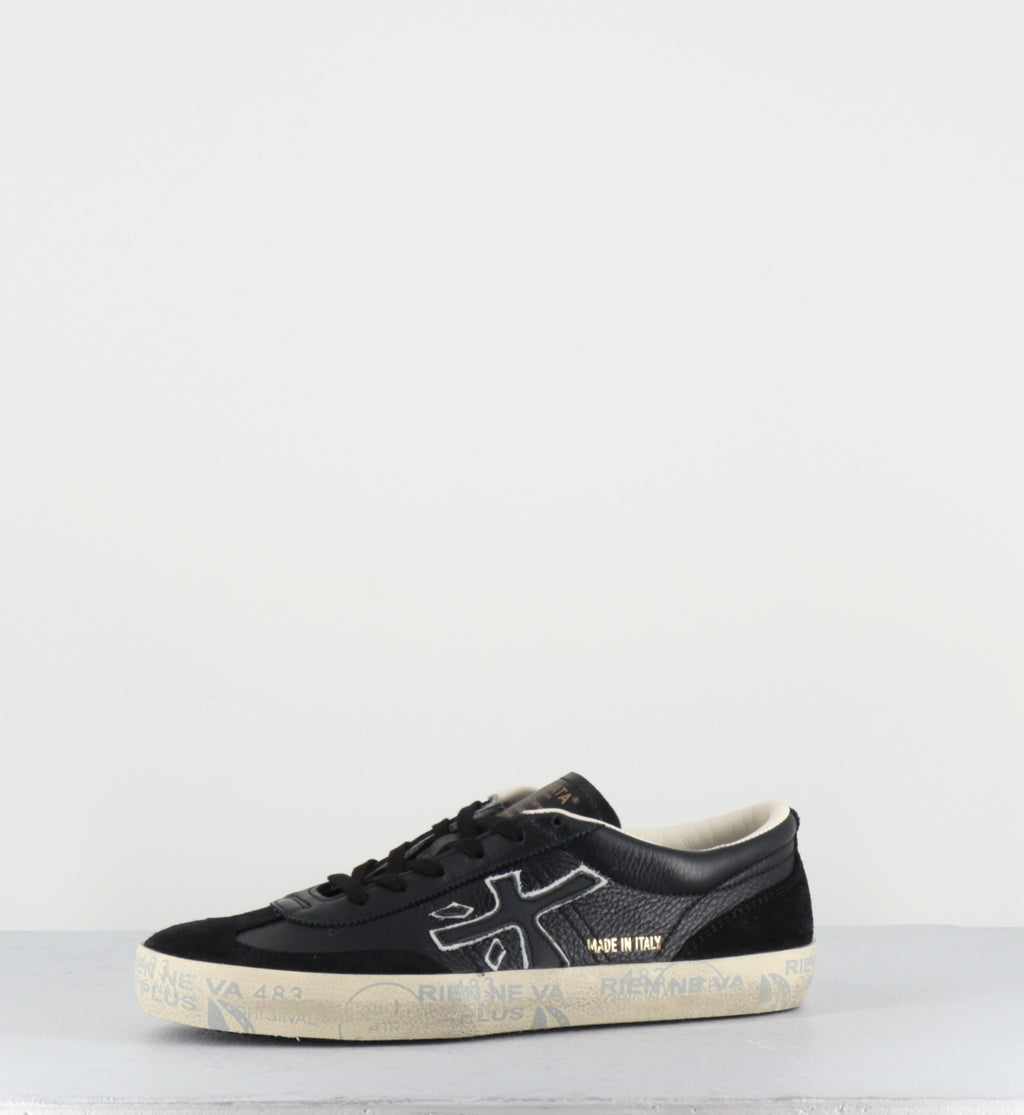 Sneakers en cuir noir - DAVIDD 8285