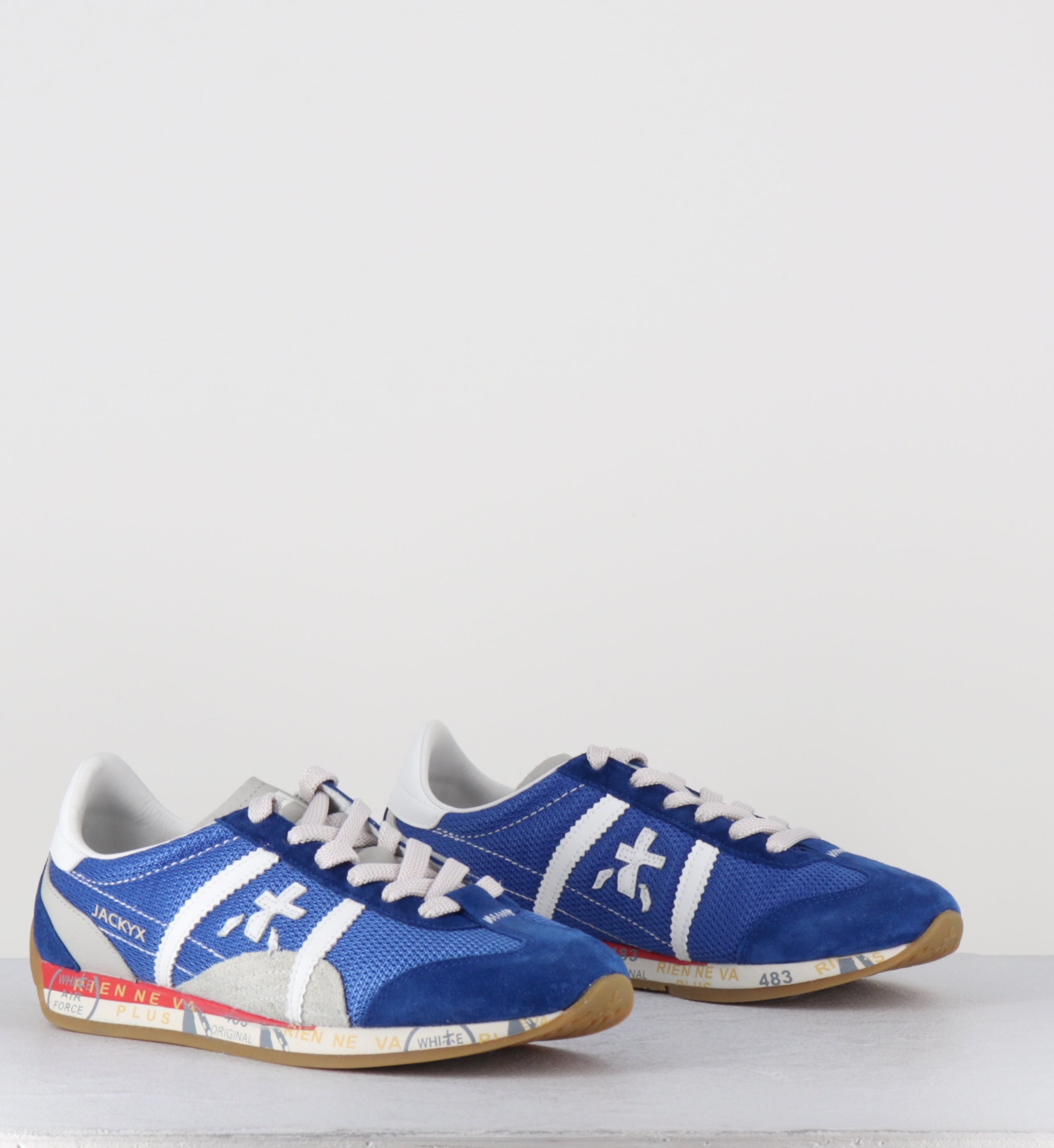 Sneakers en daim bleu royal - JACKYX25D 8228