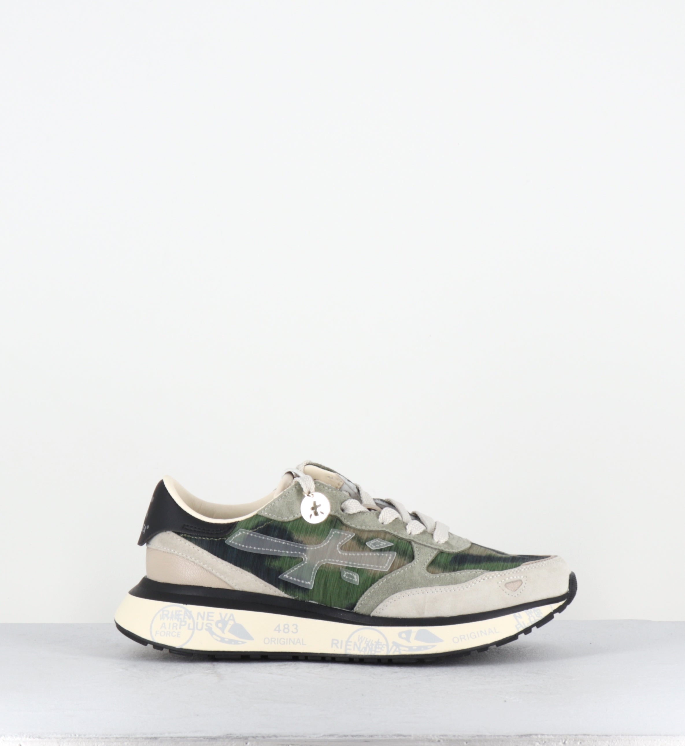 Sneakers imprimé militaire kaki - LAURYN  8185