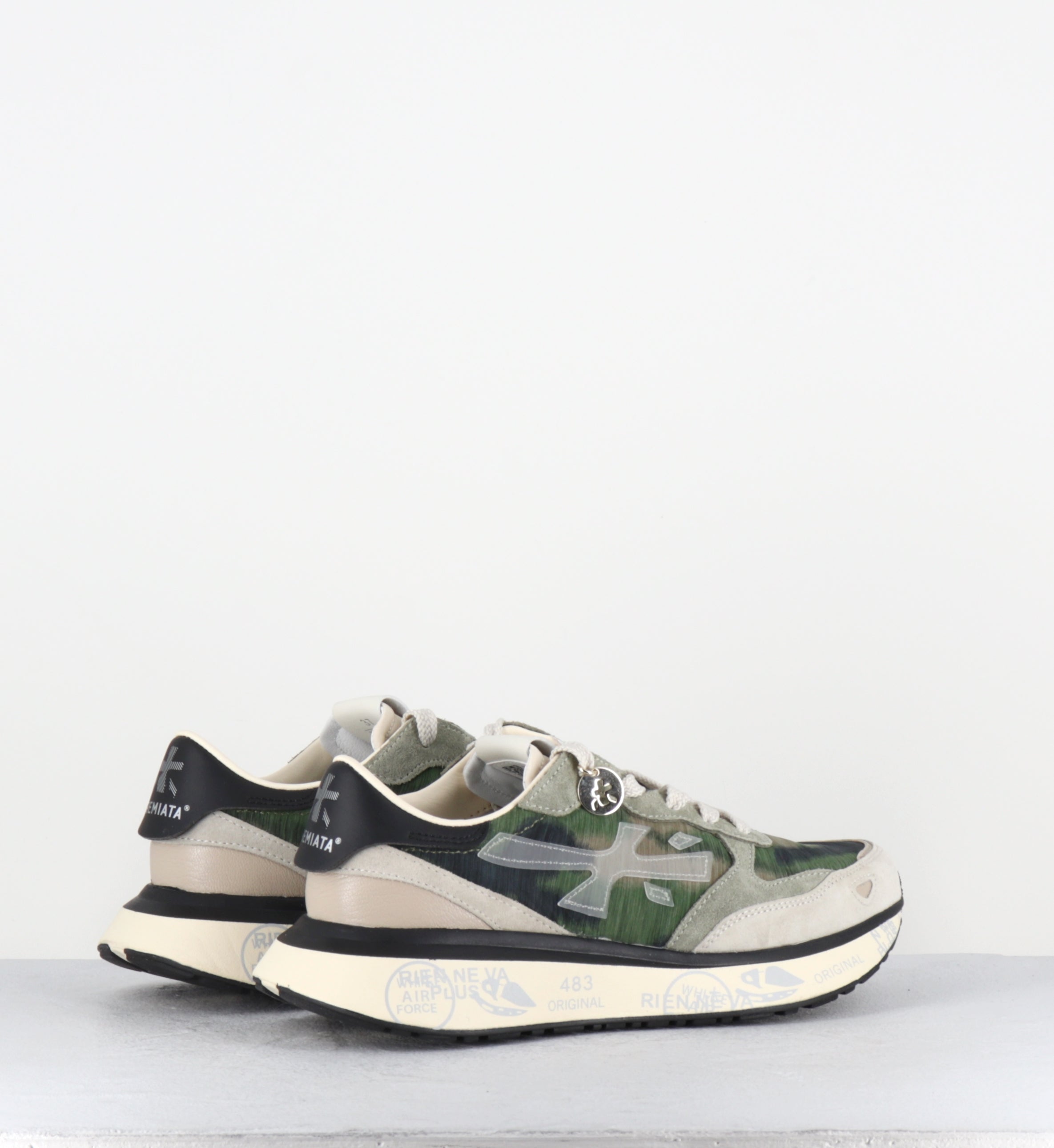 Sneakers imprimé militaire kaki - LAURYN  8185