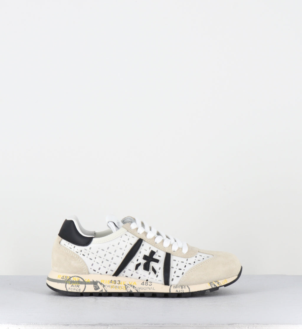 Sneakers en cuir blanc ajouré - LUCYD PE26 7413