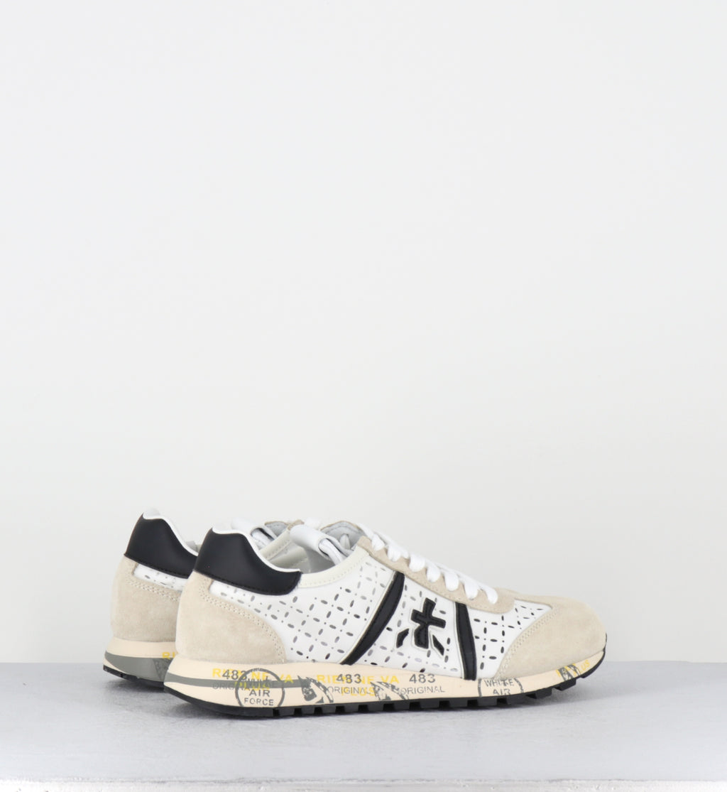Sneakers en cuir blanc ajouré - LUCYD PE26 7413