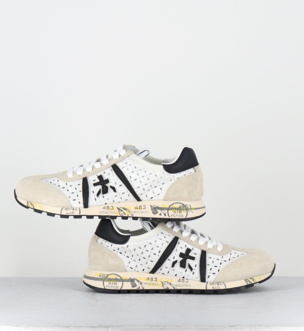 Sneakers en cuir blanc ajouré - LUCYD PE26 7413