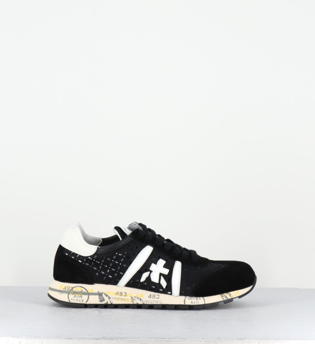 Sneakers toile noire ajourée - LUCYD26  7414