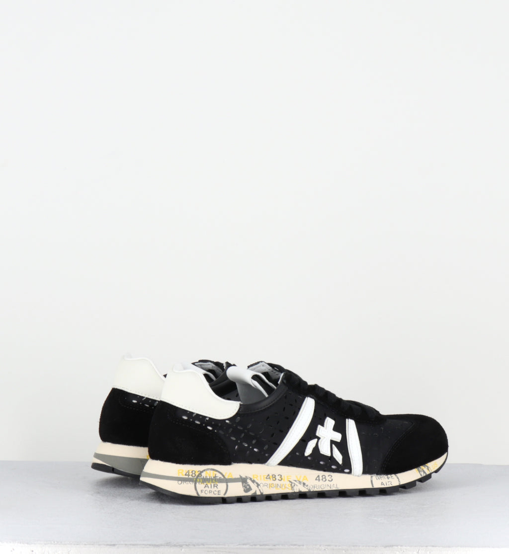 Sneakers toile noire ajourée - LUCYD26  7414