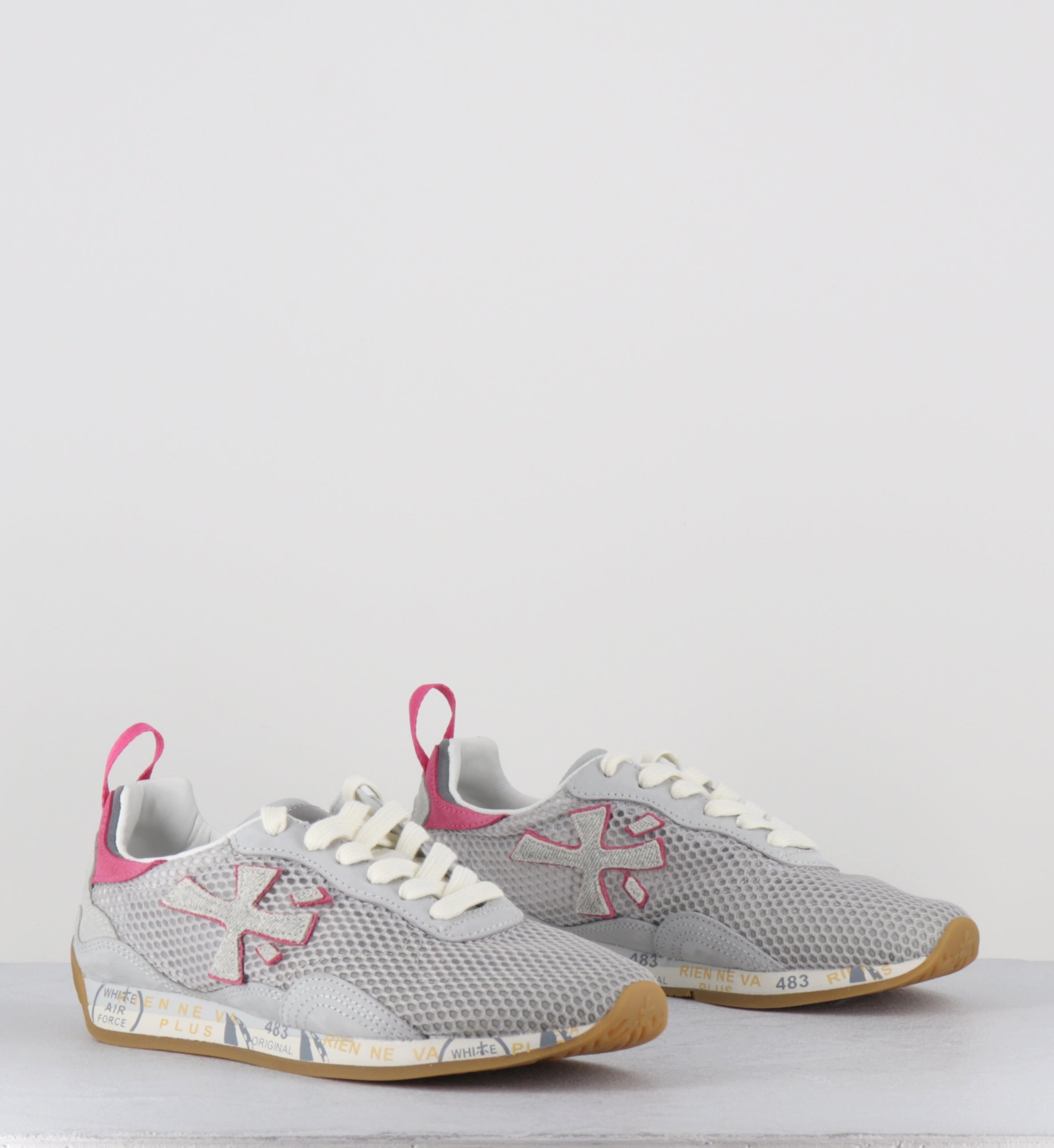 Sneakers toile mesh gris - RUNSEA25D 8108