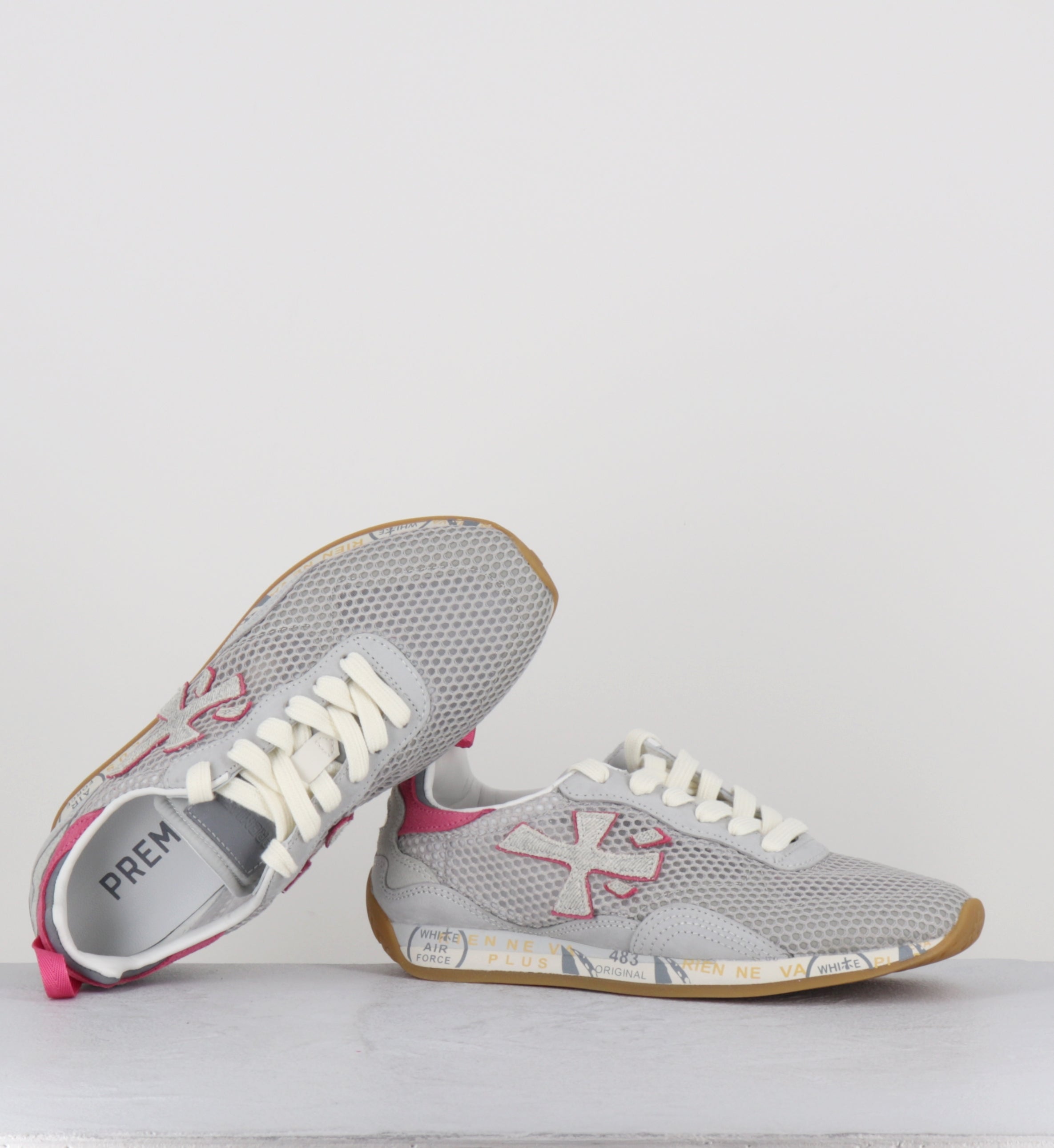 Sneakers toile mesh gris - RUNSEA25D 8108