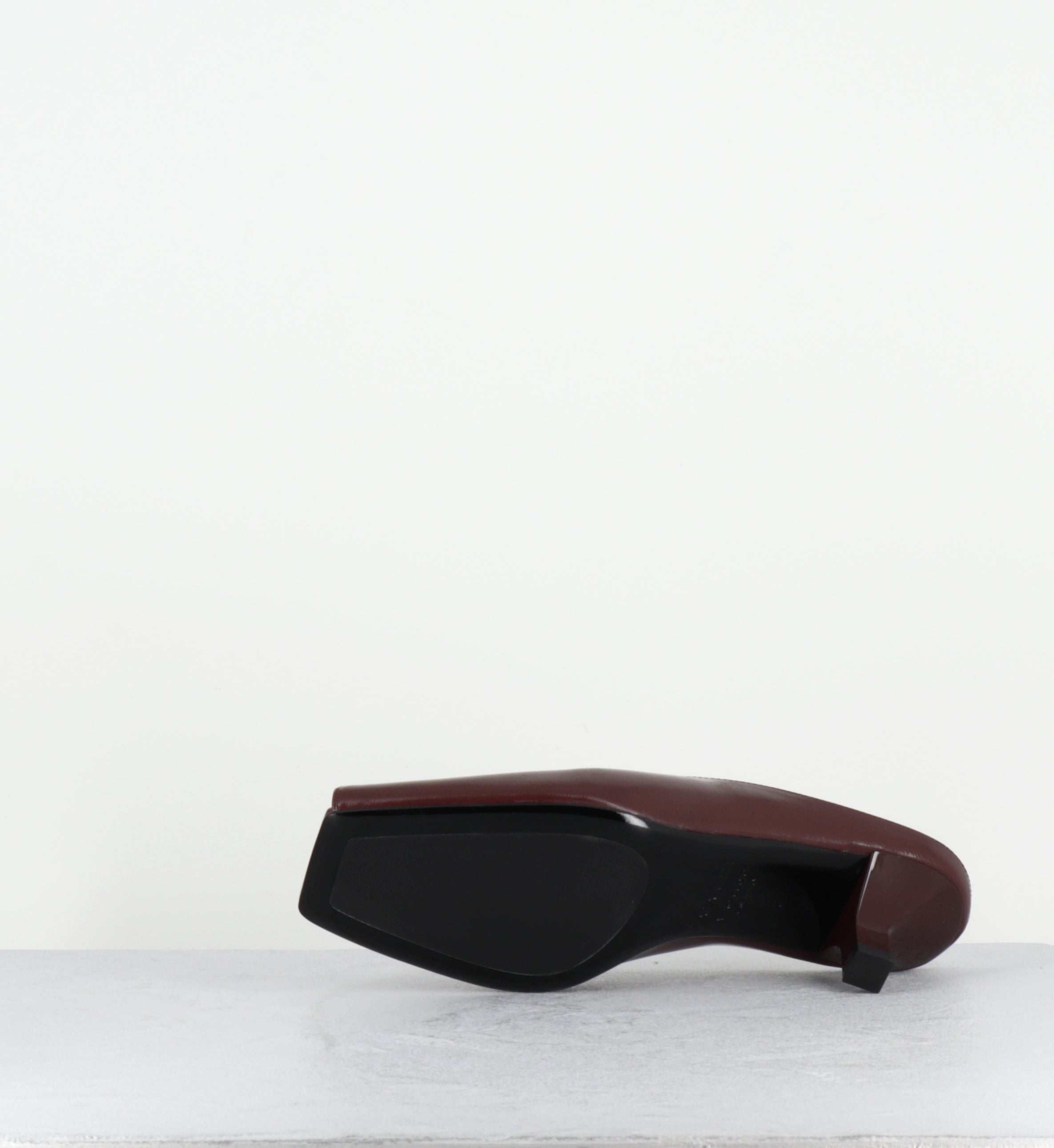 Mules petit talon en cuir marron - S26312 HARRODS CHIODINO