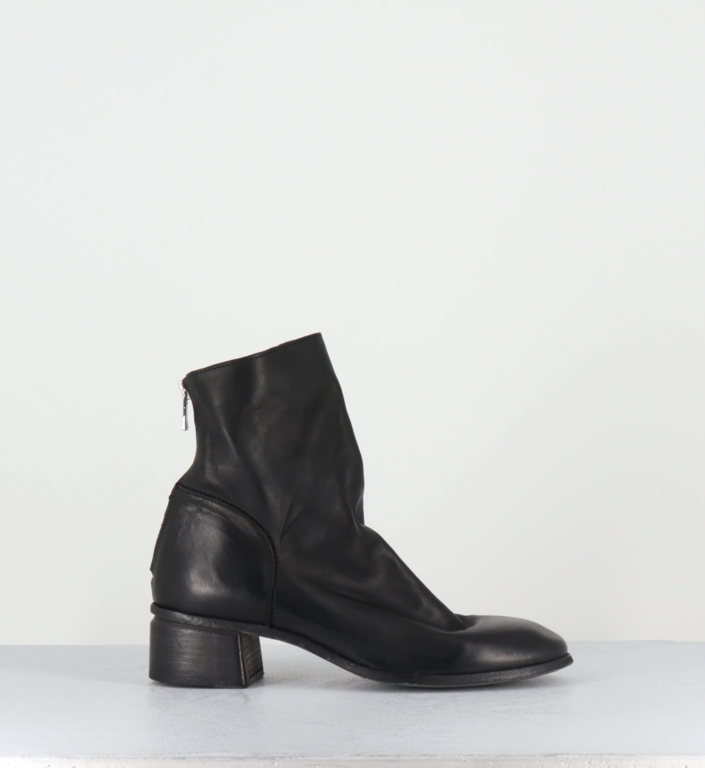 Boots en agneau noir - 51609 FOULARD NERO