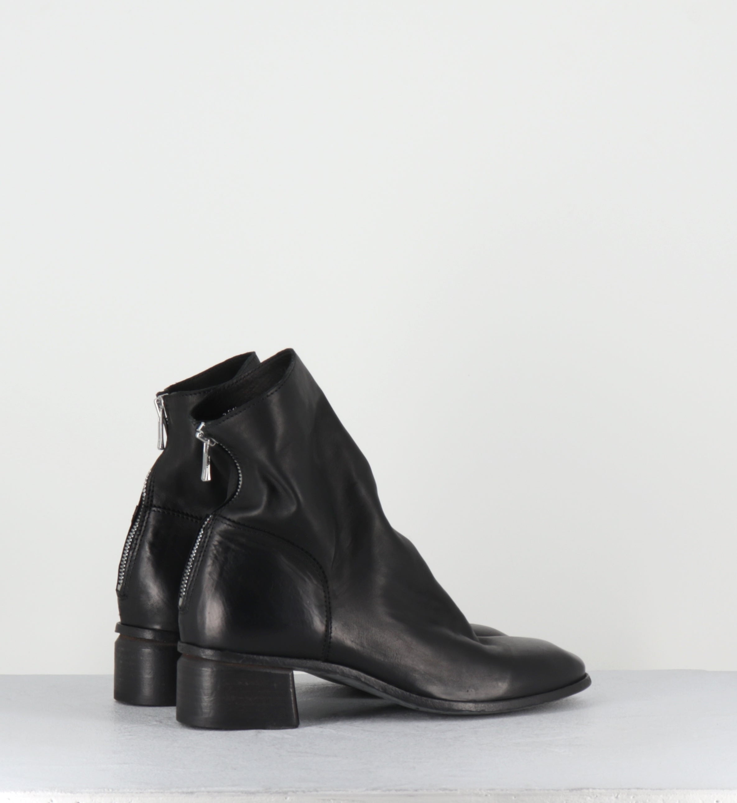 Boots en agneau noir - 51609 FOULARD NERO