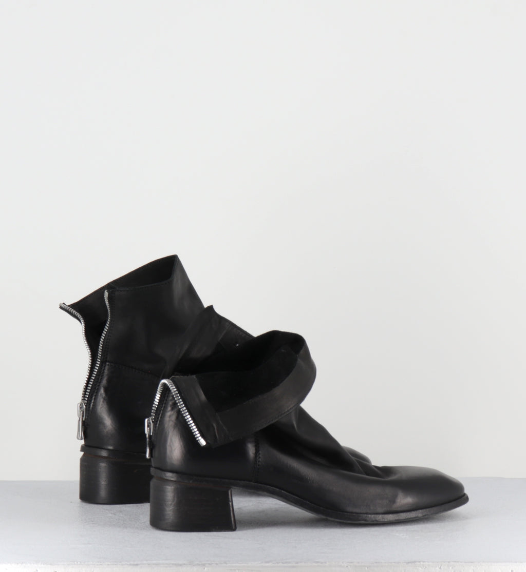 Boots en agneau noir - 51609 FOULARD NERO