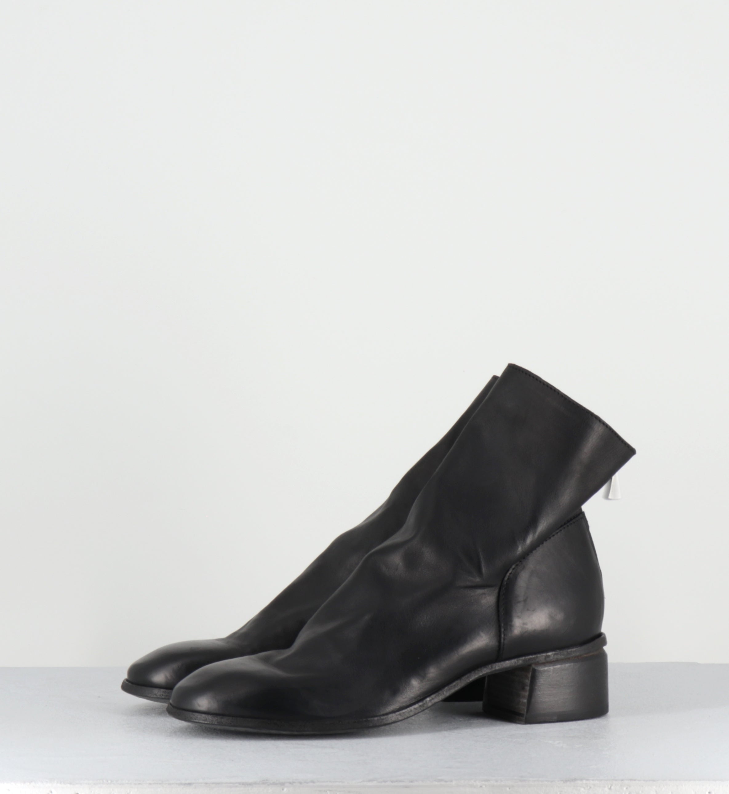 Boots en agneau noir - 51609 FOULARD NERO