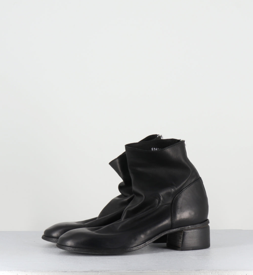 Boots en agneau noir - 51609 FOULARD NERO