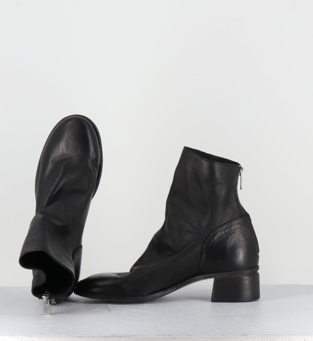 Boots en agneau noir - 51609 FOULARD NERO