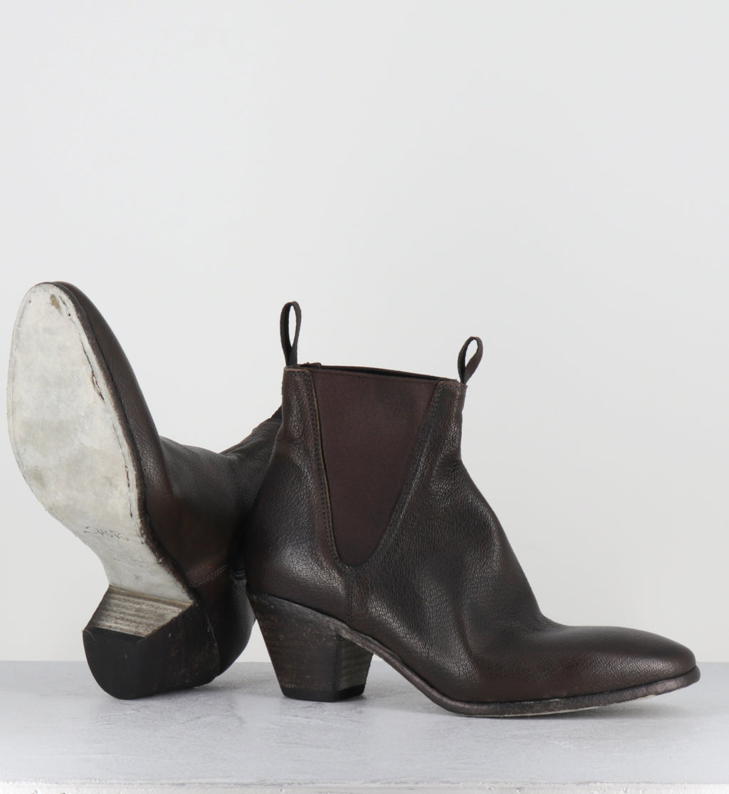 Bottines en cir marron lavé chelsea boots - 51944 PRAIA MILITARE