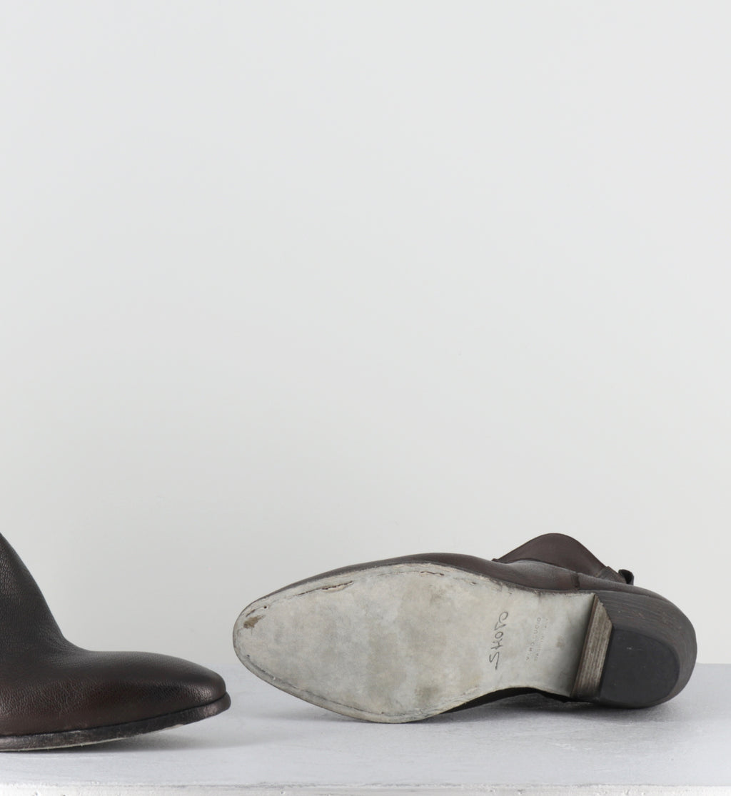 Bottines en cir marron lavé chelsea boots - 51944 PRAIA MILITARE