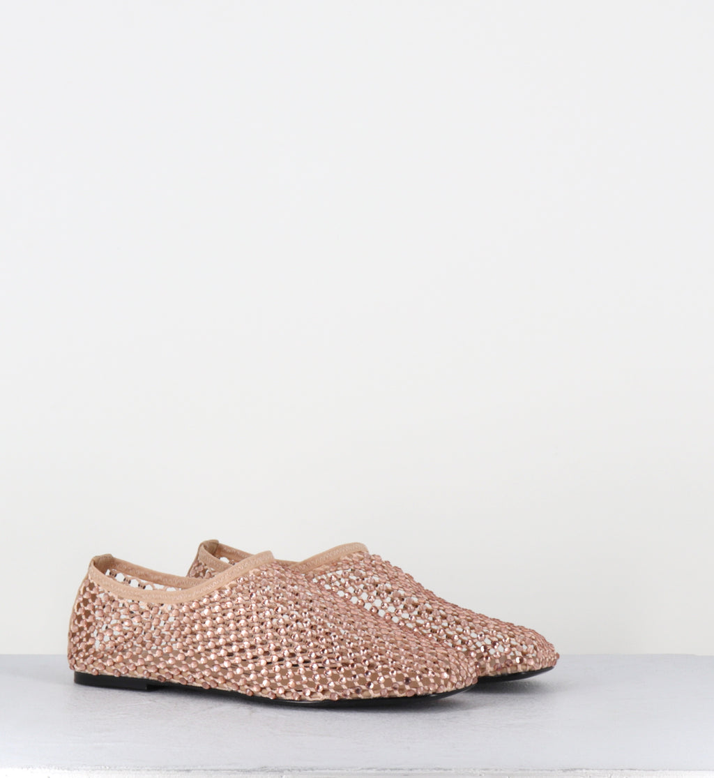 Chaussures mesh & cristaux rose clair - R11 PE26 SAND