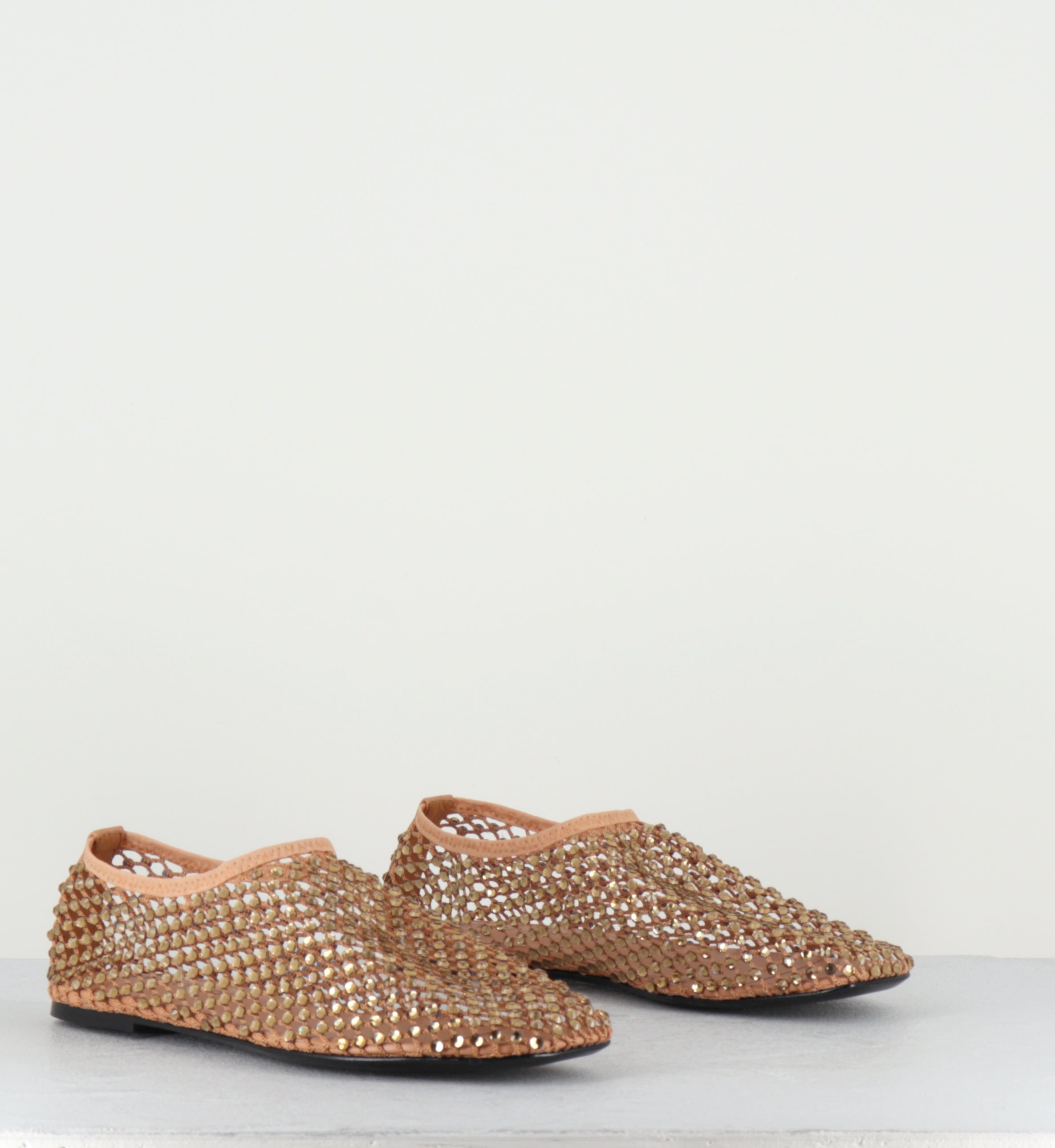 Chaussures mesh & strass beige - R11 PE26 SAHARA