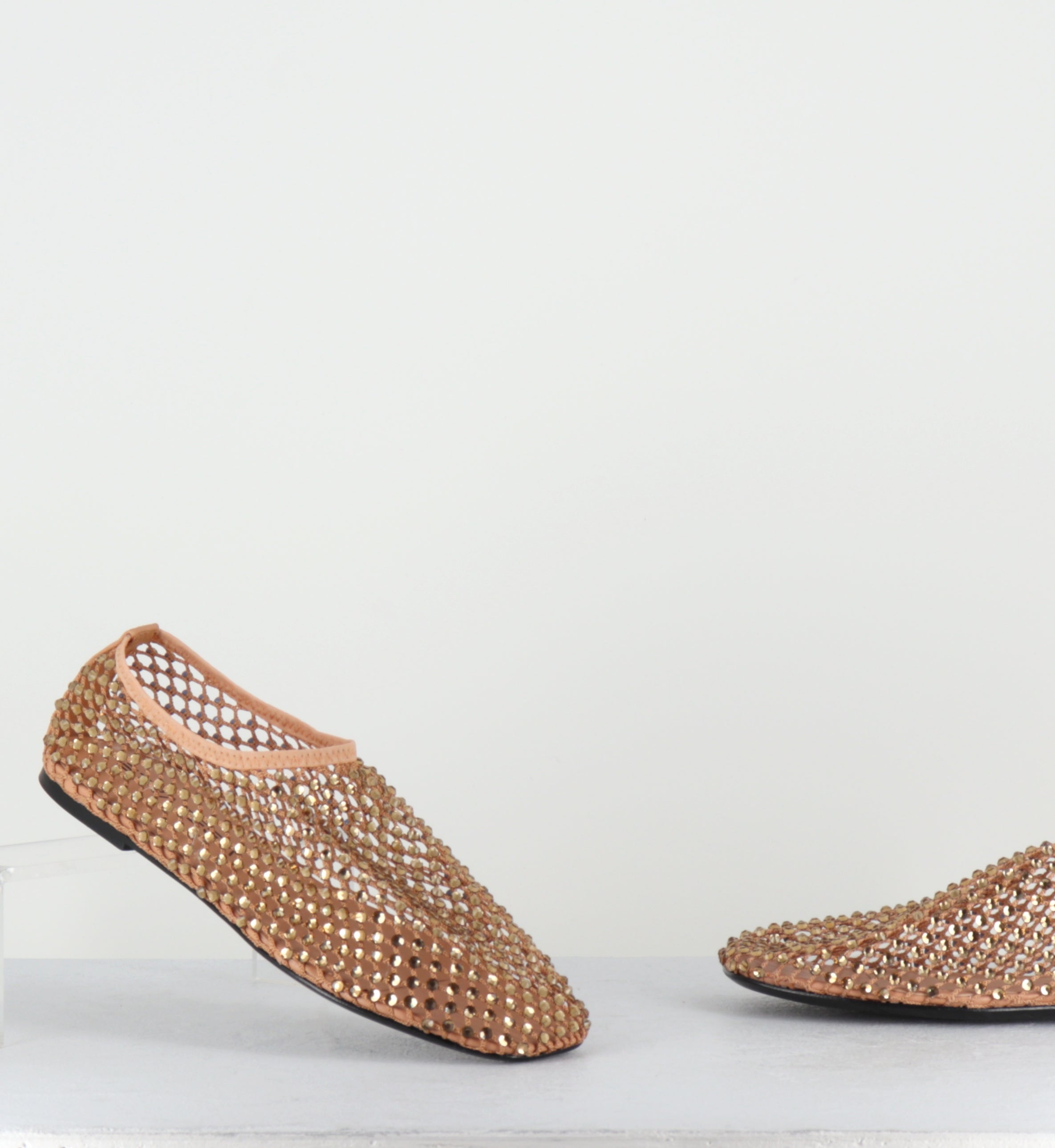Chaussures mesh & strass beige - R11 PE26 SAHARA