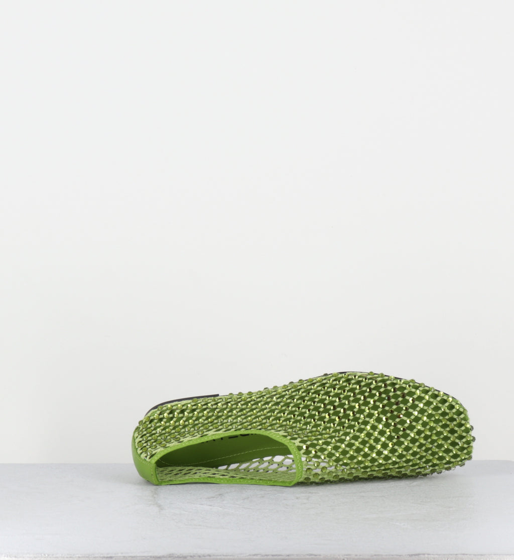 Chaussures mesh & strass vert - R11 PE26 FELCE