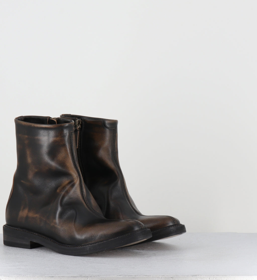 Japanese brown boots - BELEGIO BISCOTTO COWHIDE