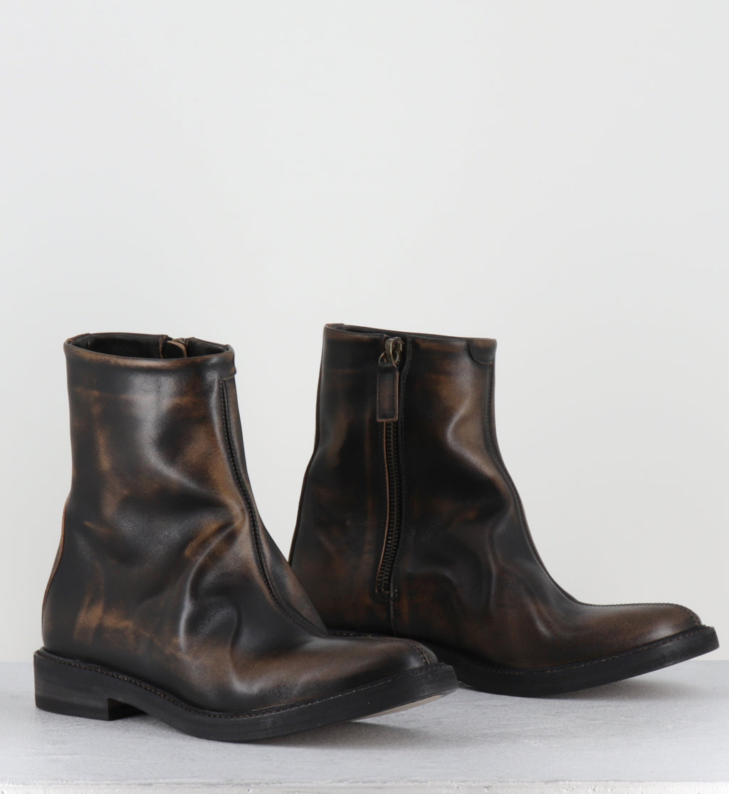Japanese brown boots - BELEGIO BISCOTTO COWHIDE