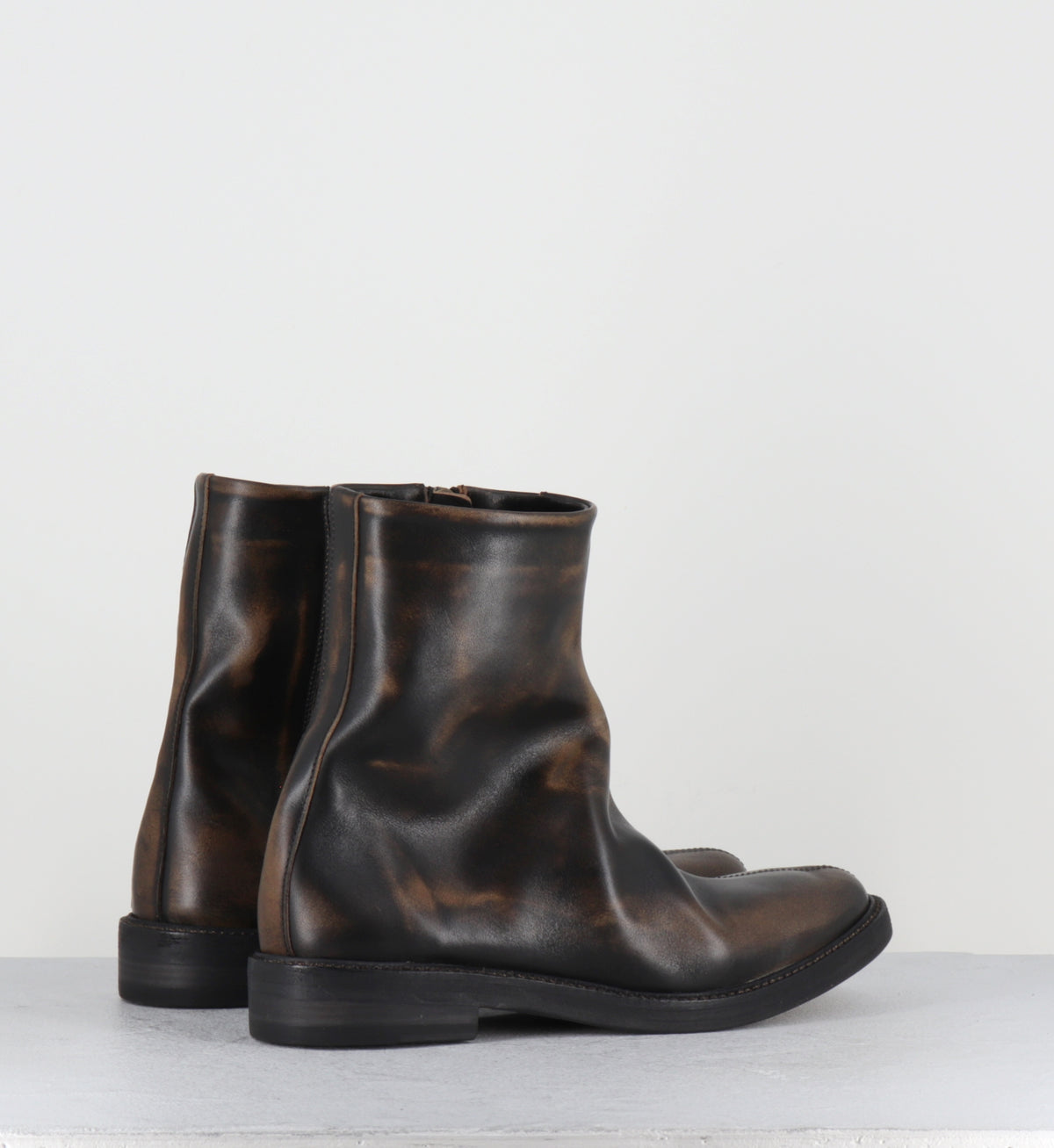 Japanese brown boots - BELEGIO BISCOTTO COWHIDE