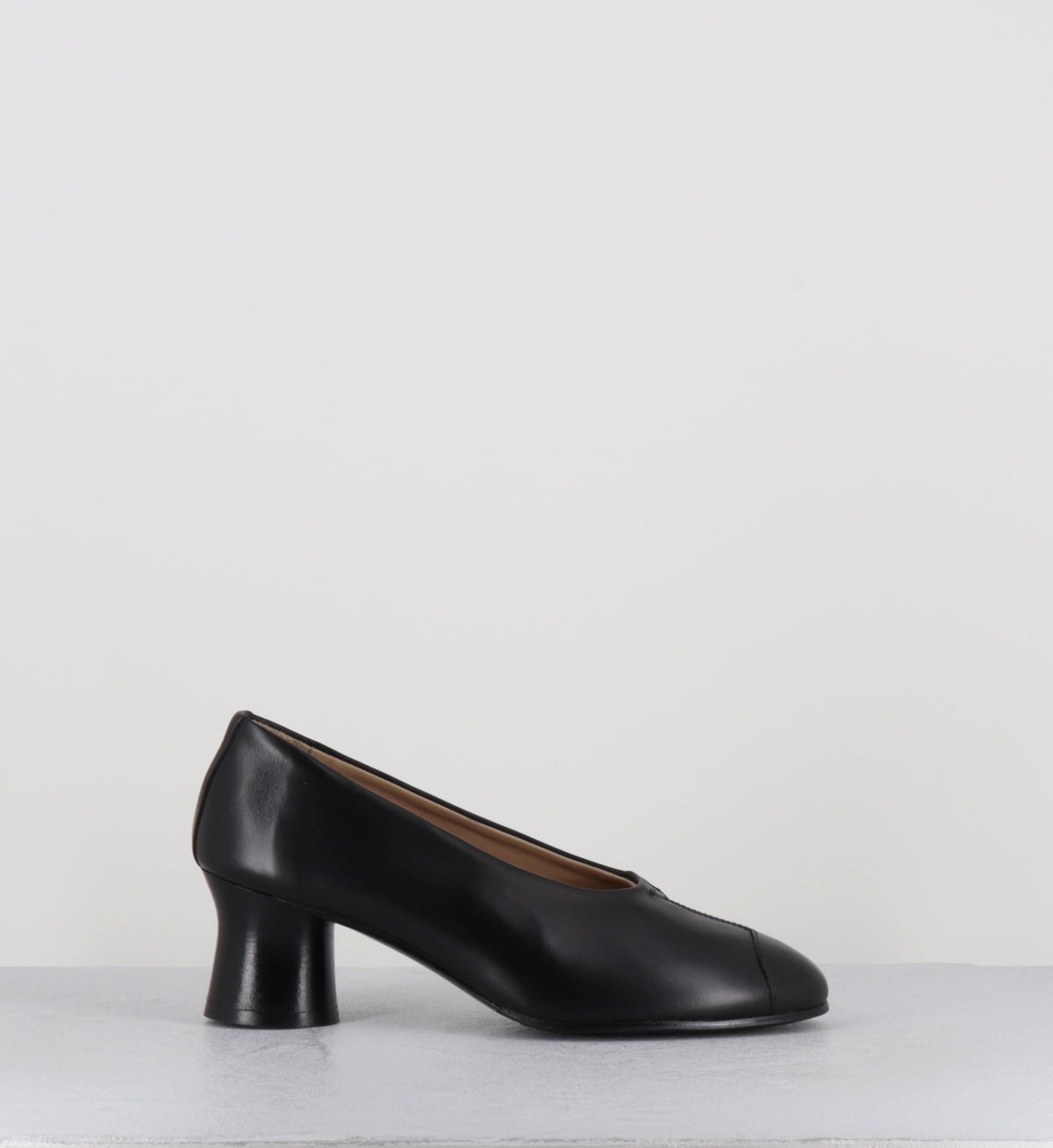 Escarpins en cuir noir - CODA BLACK COWHIDE