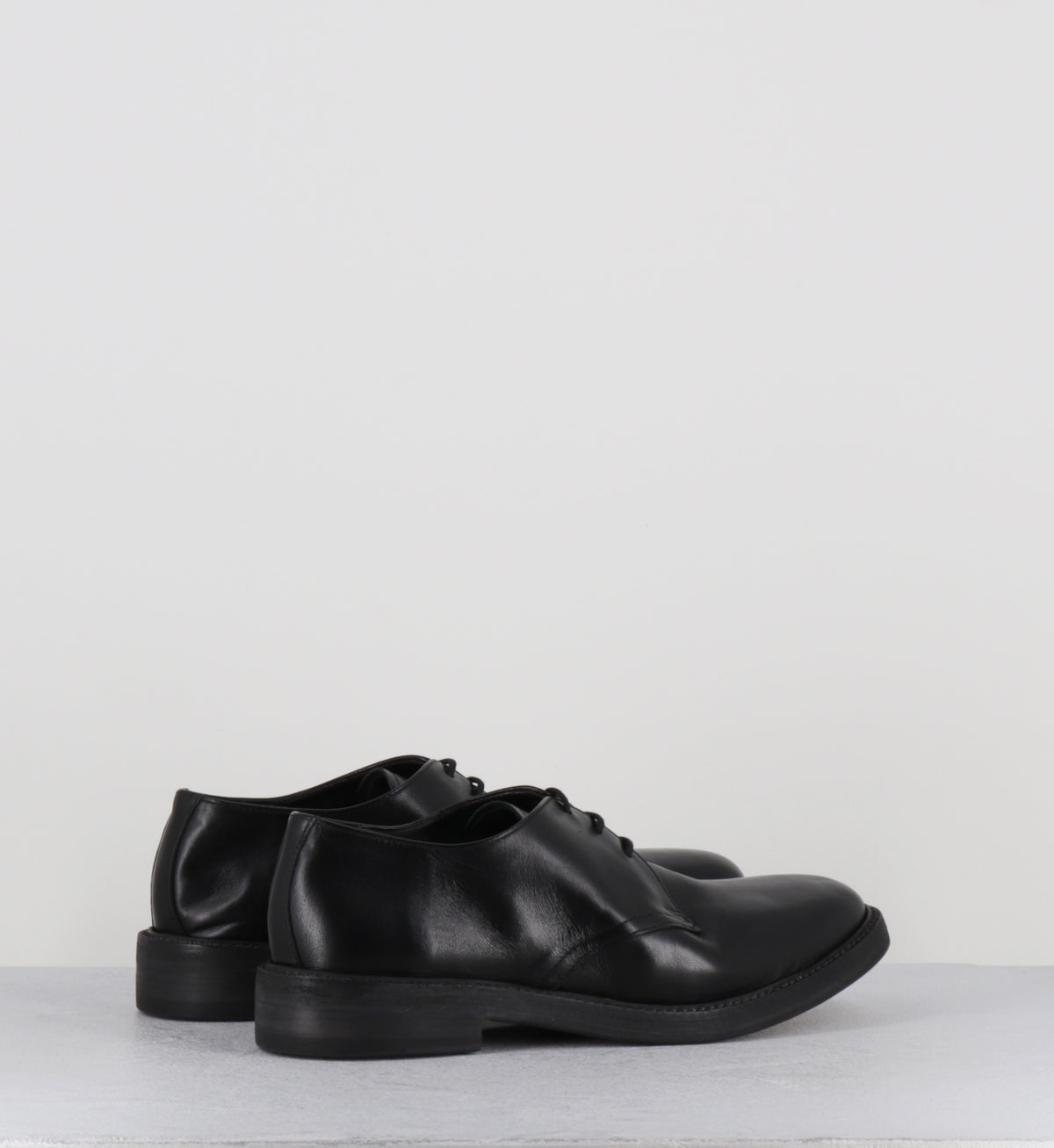 Derby à lacets en cuir noir - DBY BLACK SHEEP