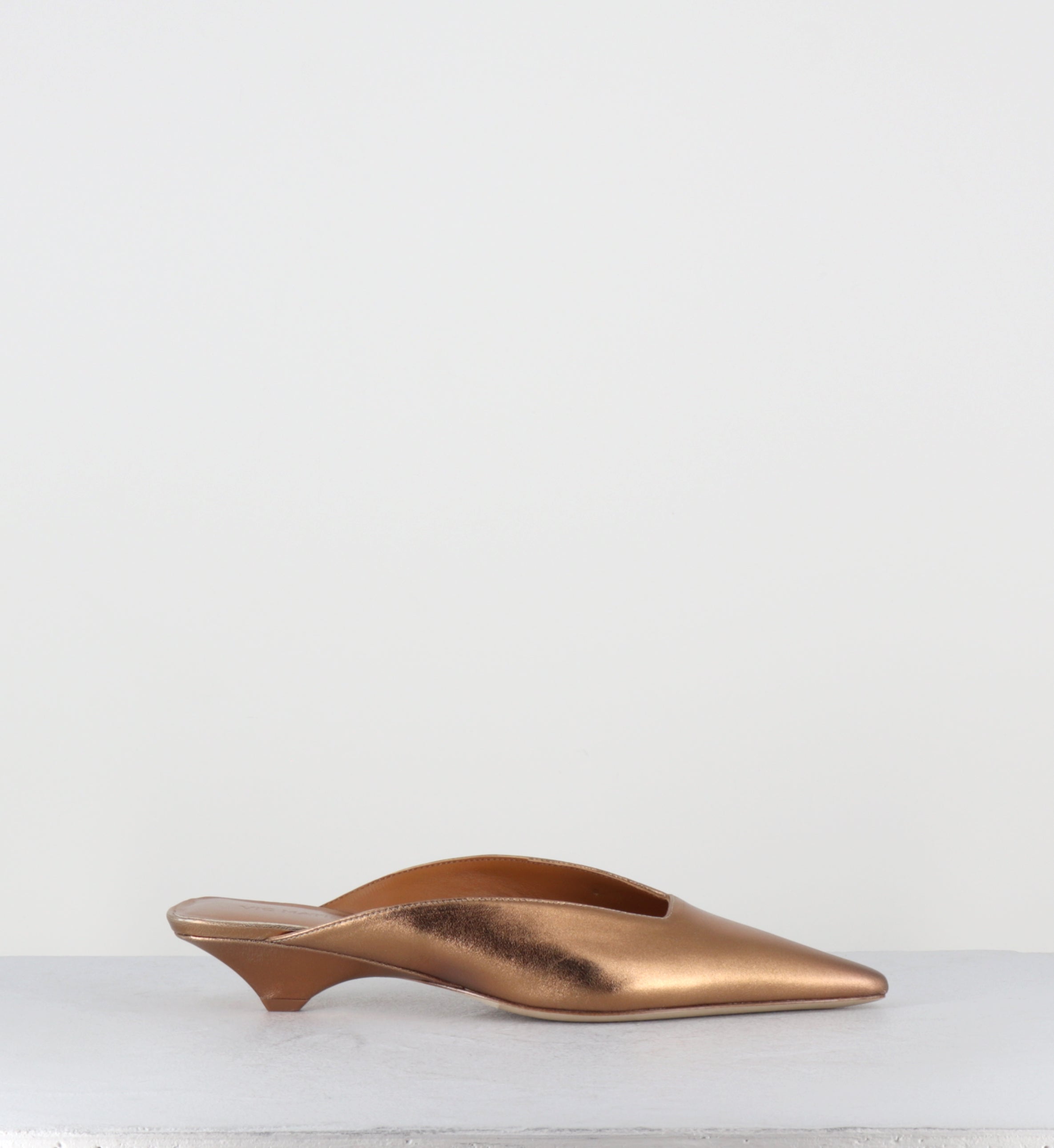 Mules pointues cuir bronze - 1K5702D NAPLUX BRONZE