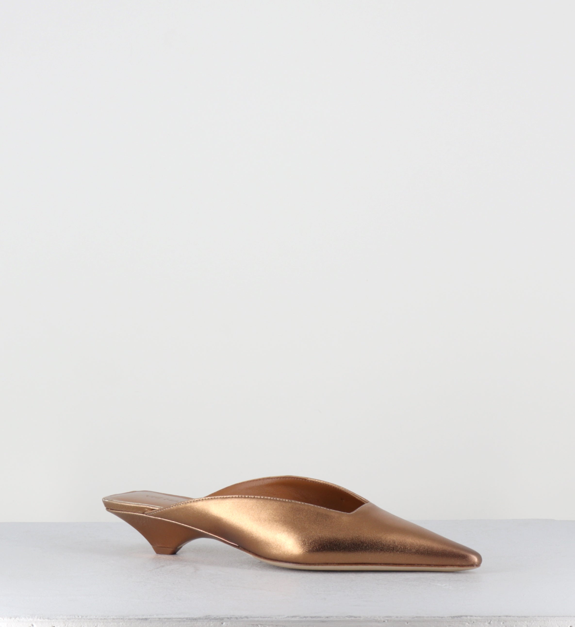 Mules pointues cuir bronze - 1K5702D NAPLUX BRONZE