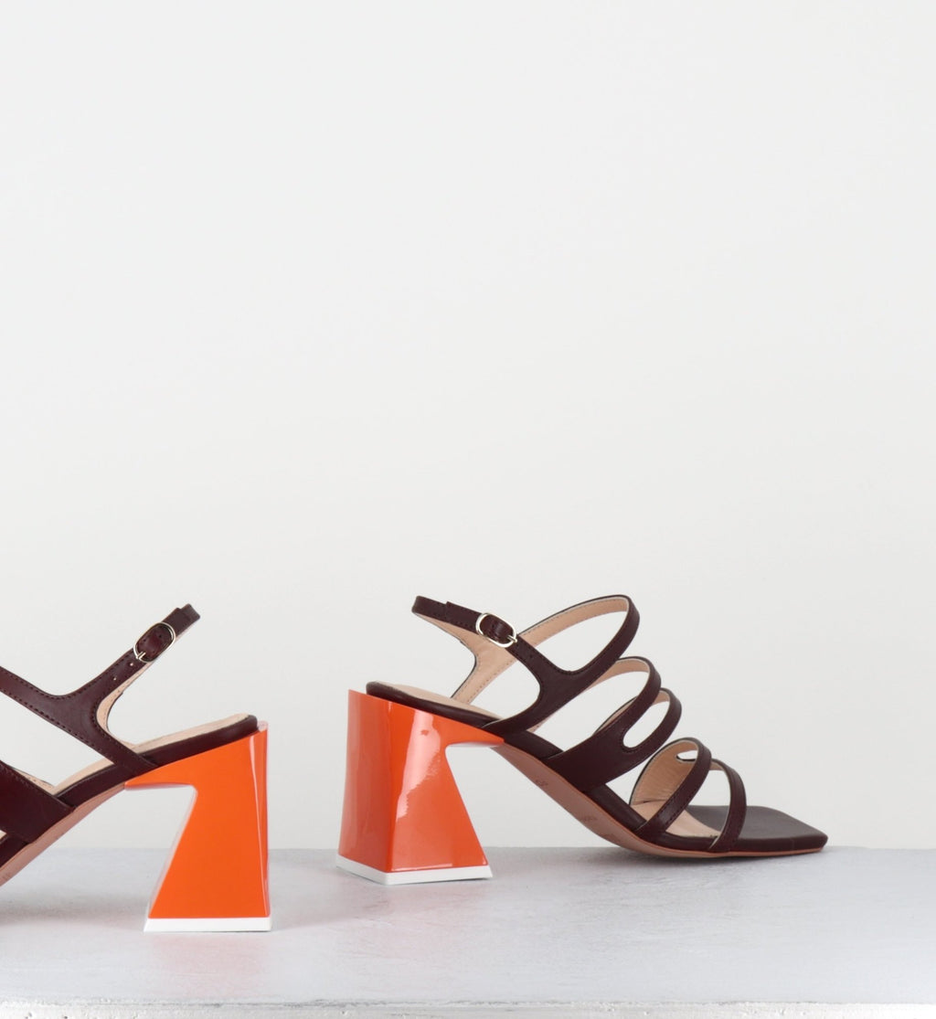 AUBREY BROWN SANDALS