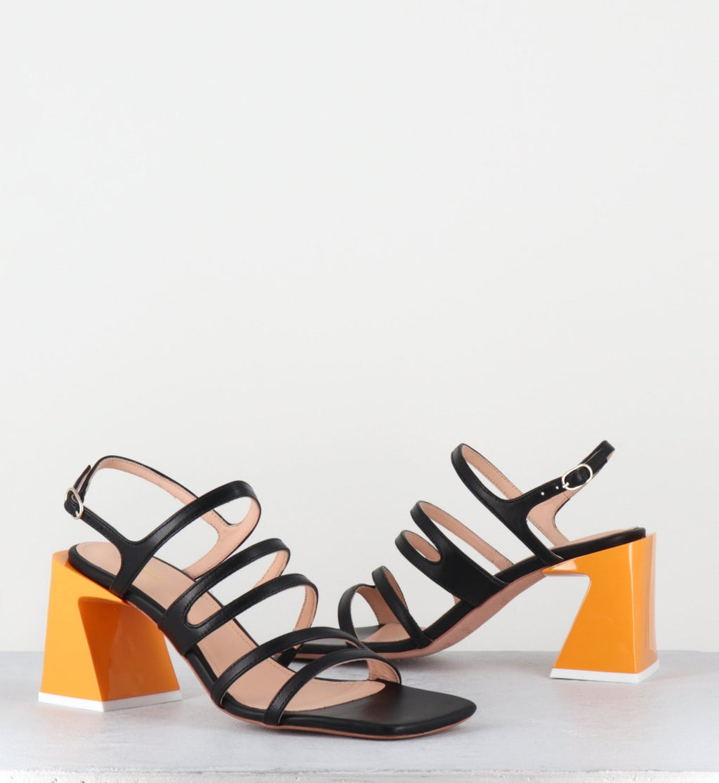 AUBREY BLACK SANDALS