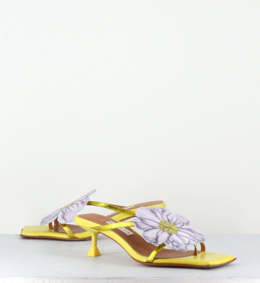 LOURDES LIME SANDAL