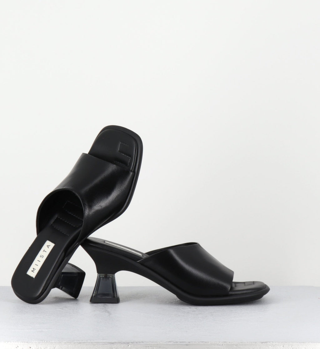 SYNTHIA BLACK SANDALS