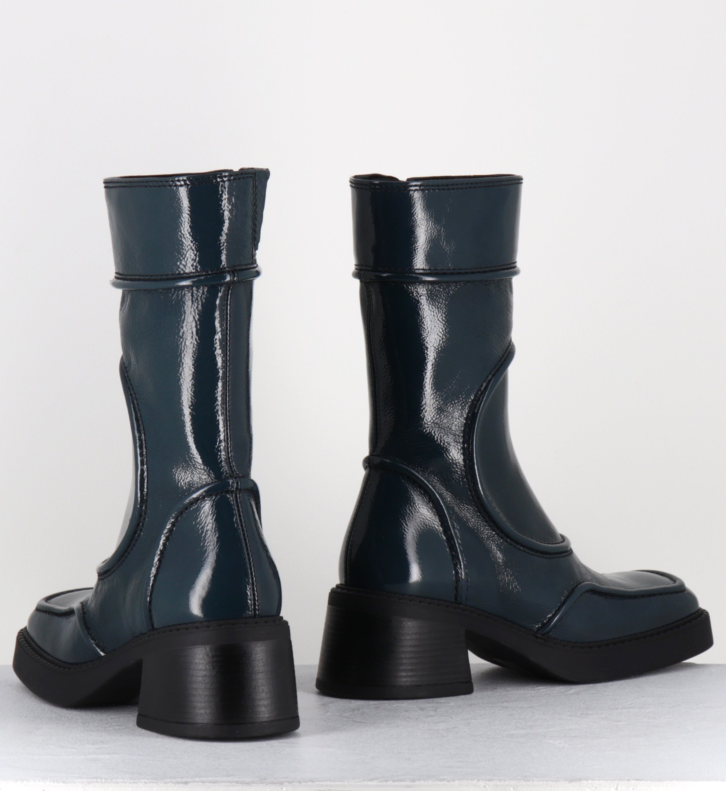 MALENE25  NAVY BOOTS