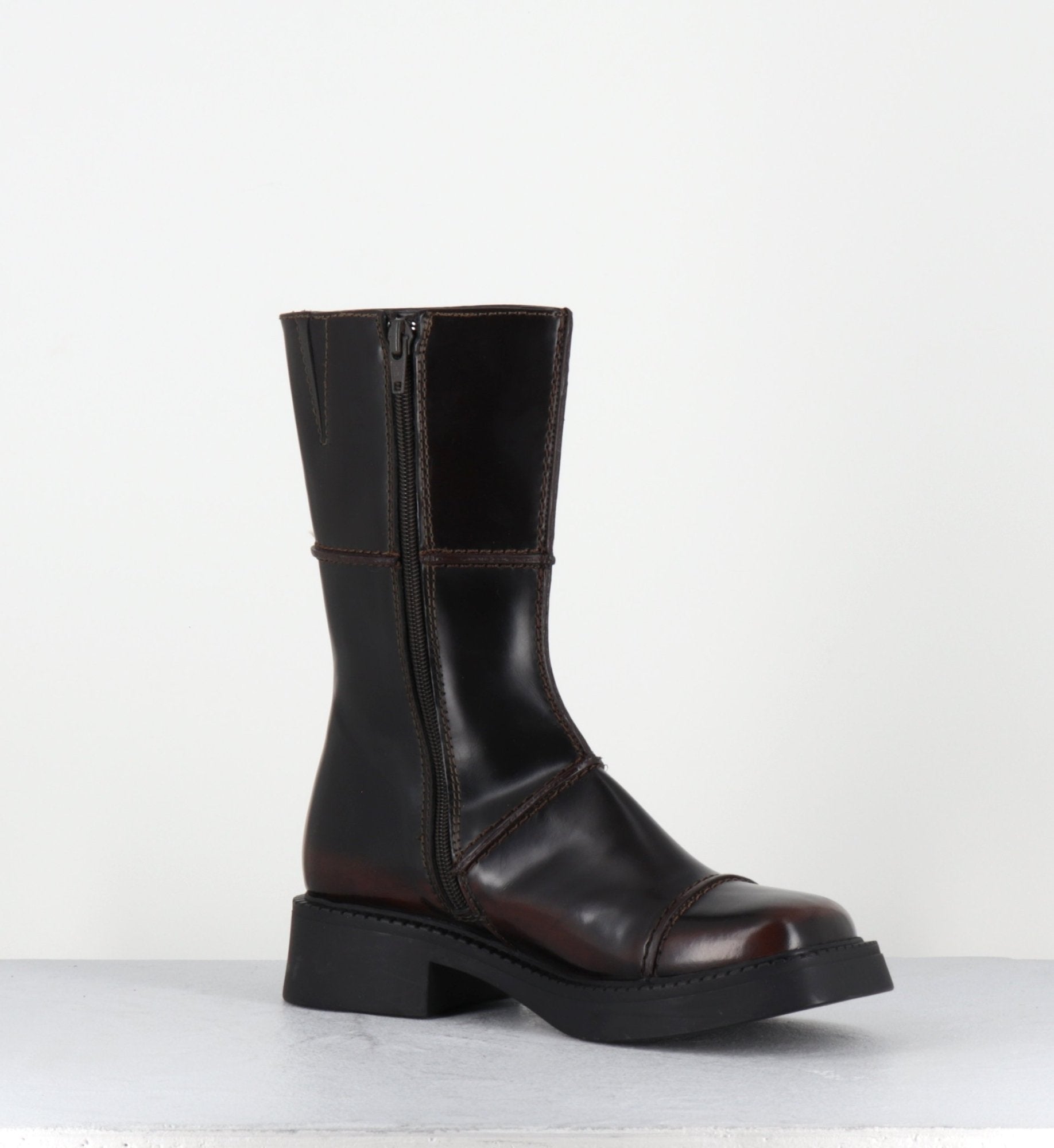 DAHLIA DARK BROWN BOOTS
