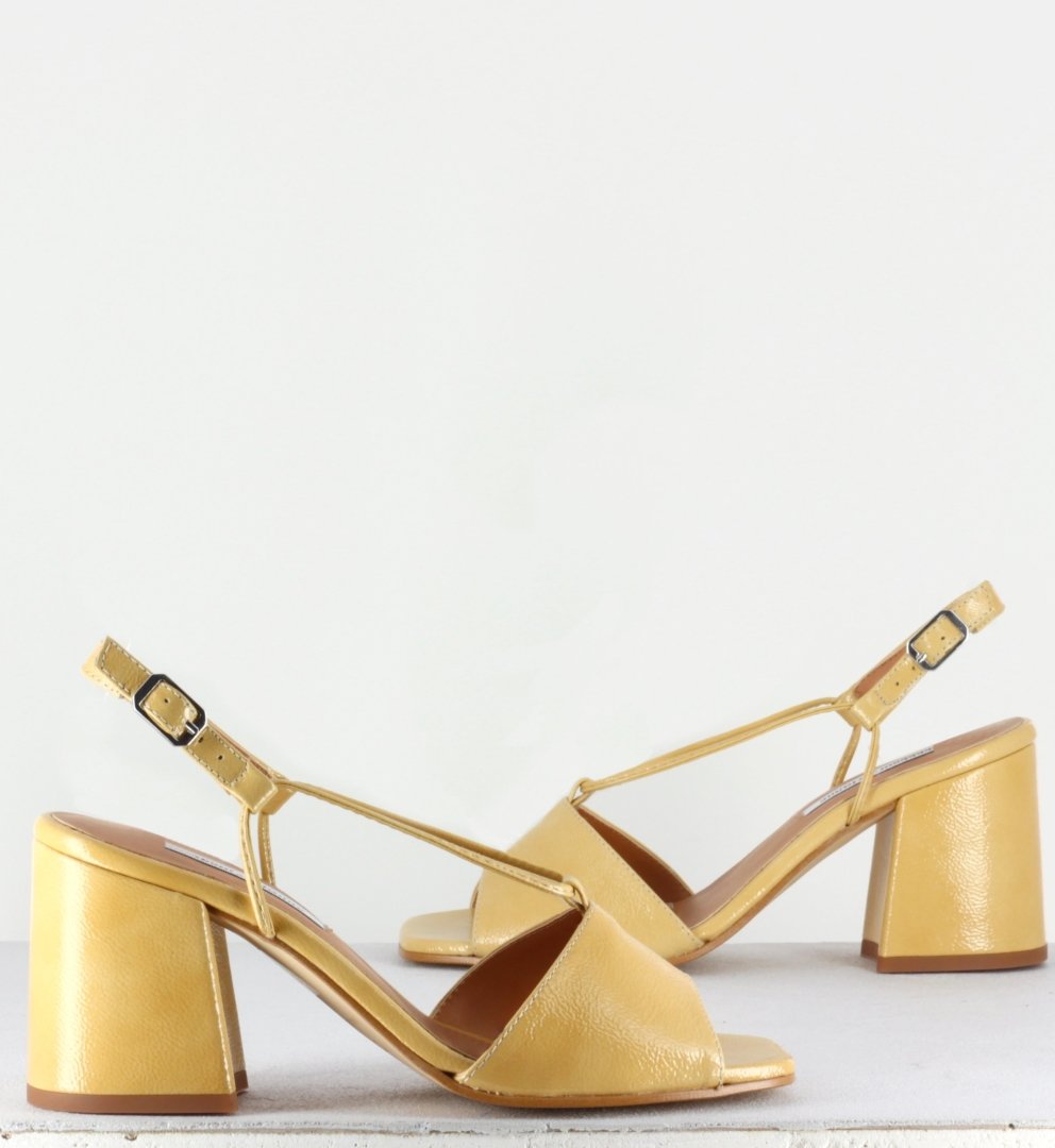 Sandales en cuir jaune - Sarah sand