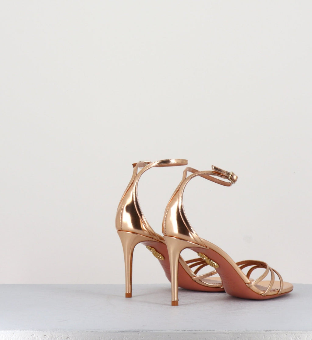 Sandales à talons en verni doré  Aquazzura - VERY PURIST SANDAL