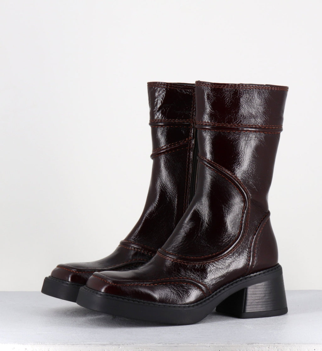 MALENE BURGUNDY BOOTS