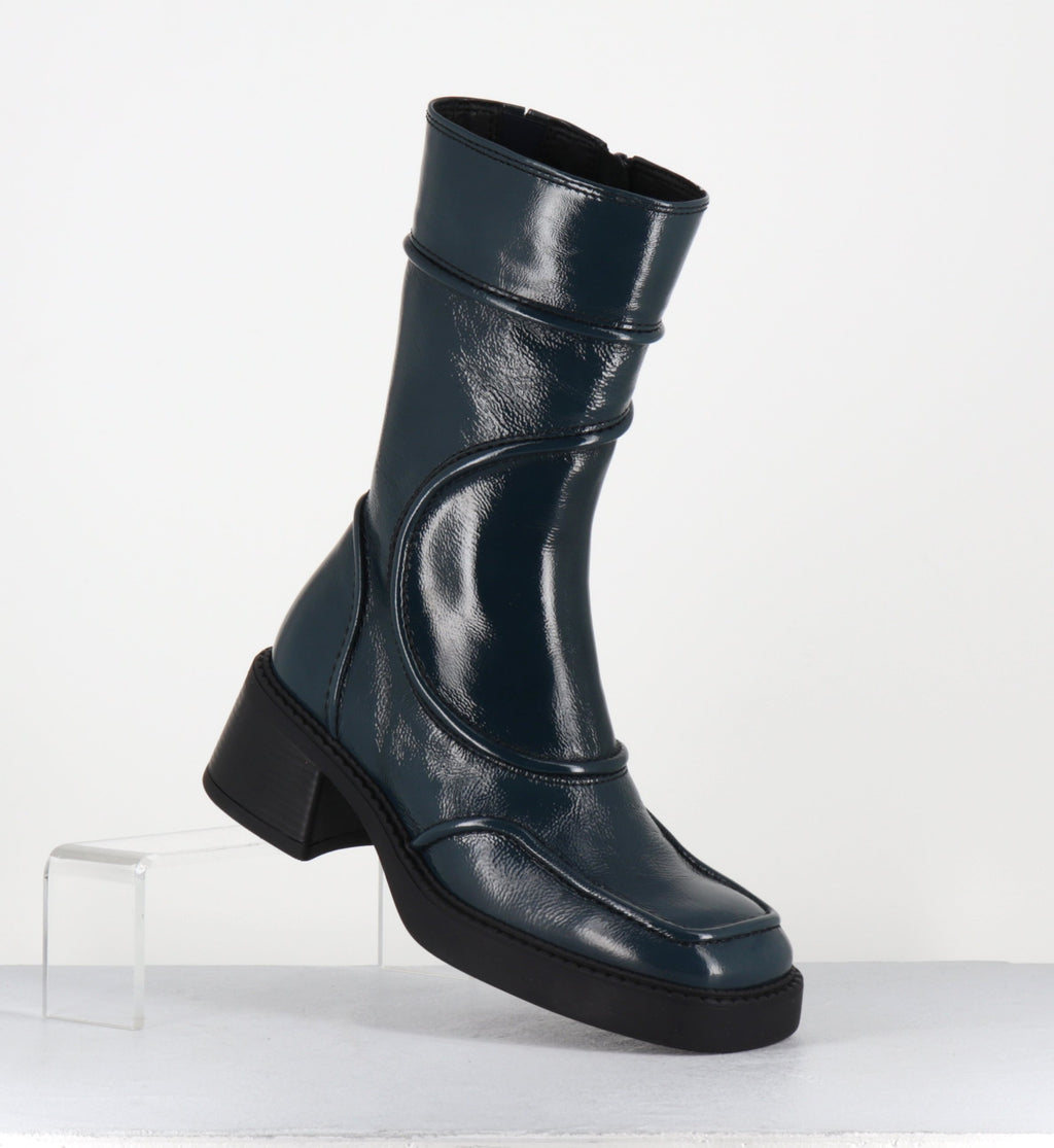 MALENE25  NAVY BOOTS