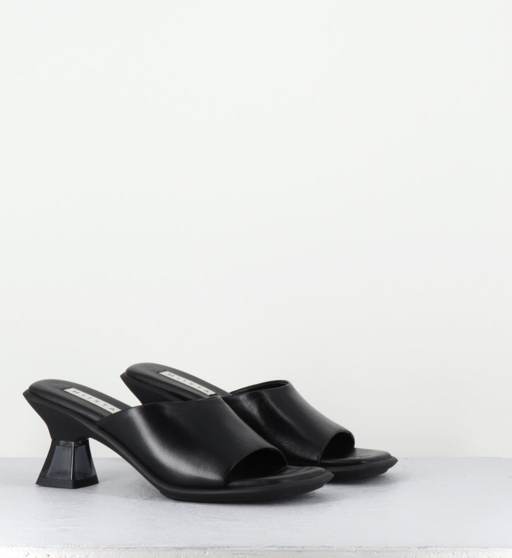 SYNTHIA BLACK SANDALS