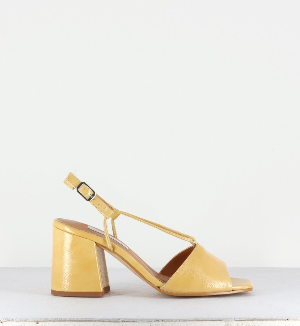 Sandales en cuir jaune - Sarah sand