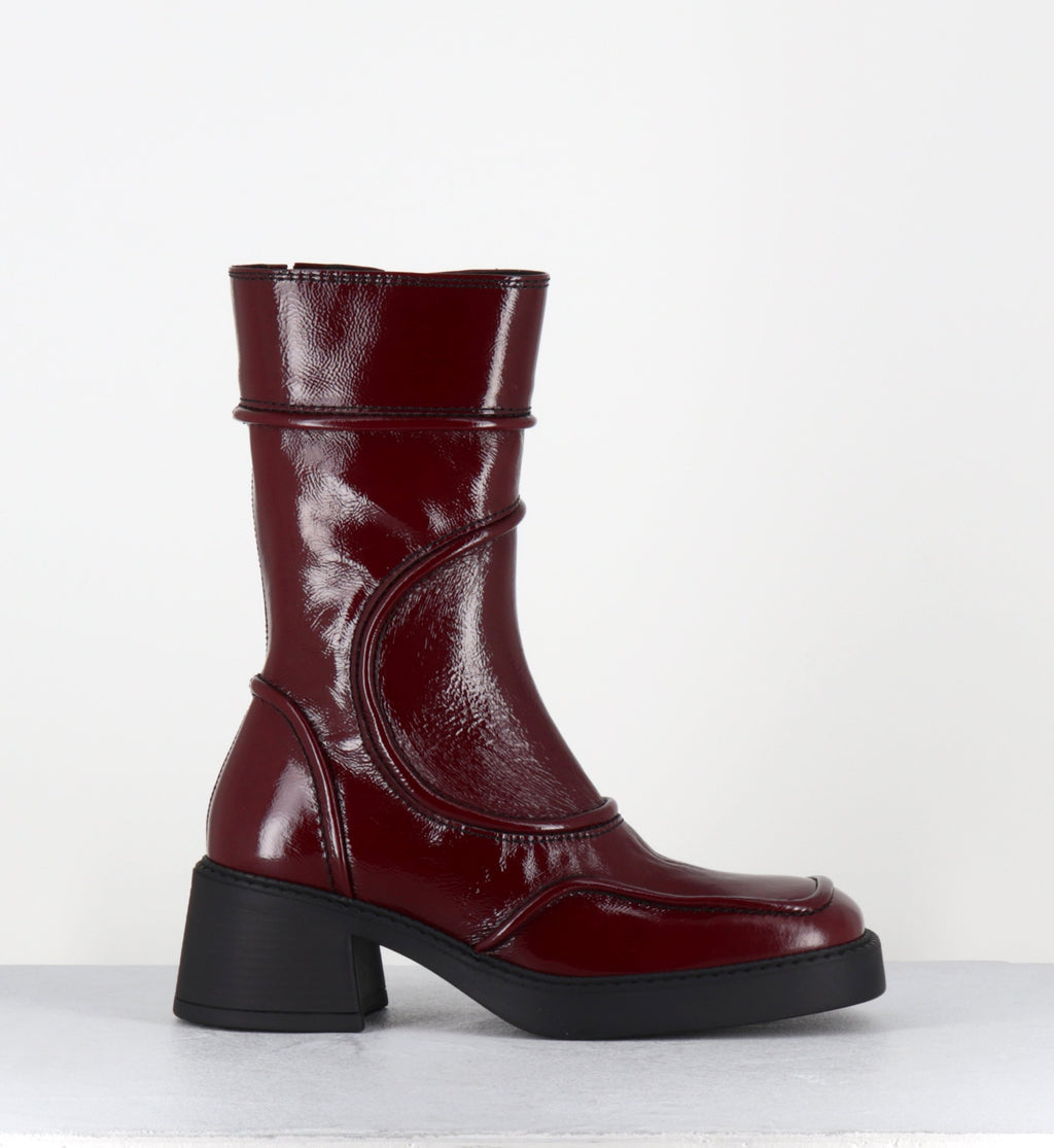 MALENE25 BURGUNDY BOOTS