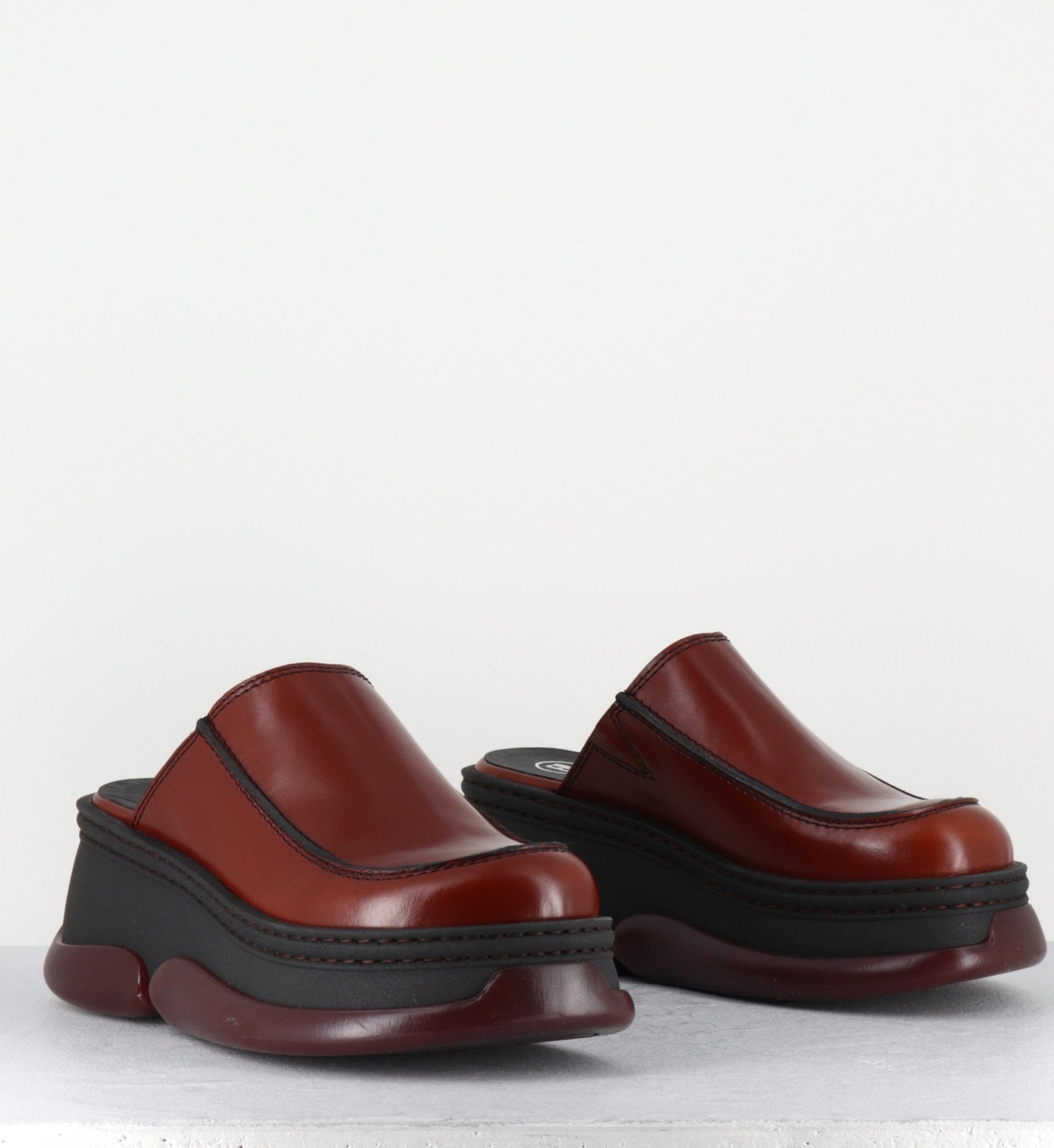 BRIETTA BROWN MULES