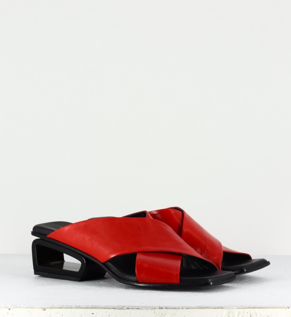 Mules rouges Garrice Collection Fruit - 6311